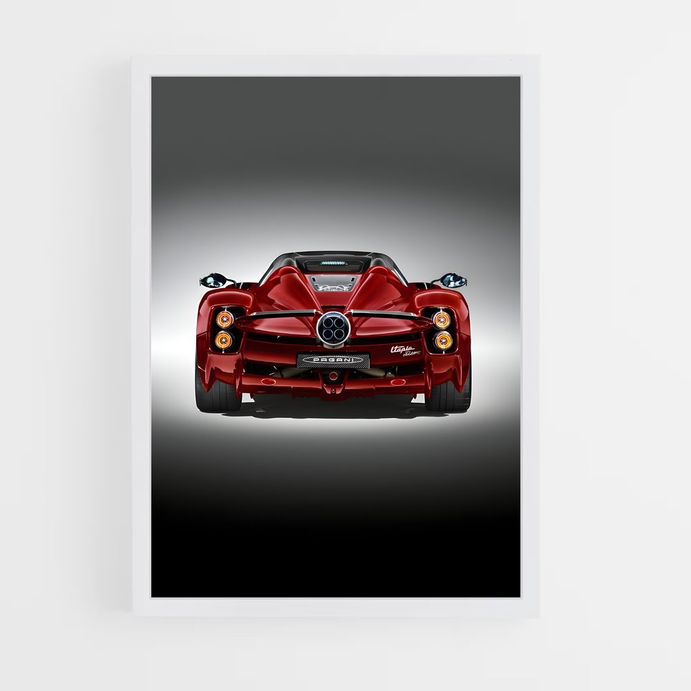 Poster splendide cabriolet Utopia – affiche Pagani (vue 3)